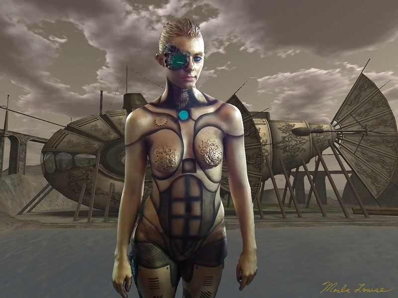 Illustration for article titled Gallery 2 Sexy Robots and Cyborgs